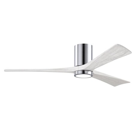 Matthews Fan Co Polished Chrome Ceiling Fan IR3HLK-CR-MWH-60